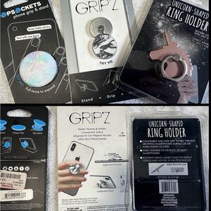 Pop sockets/gripz/ring holders